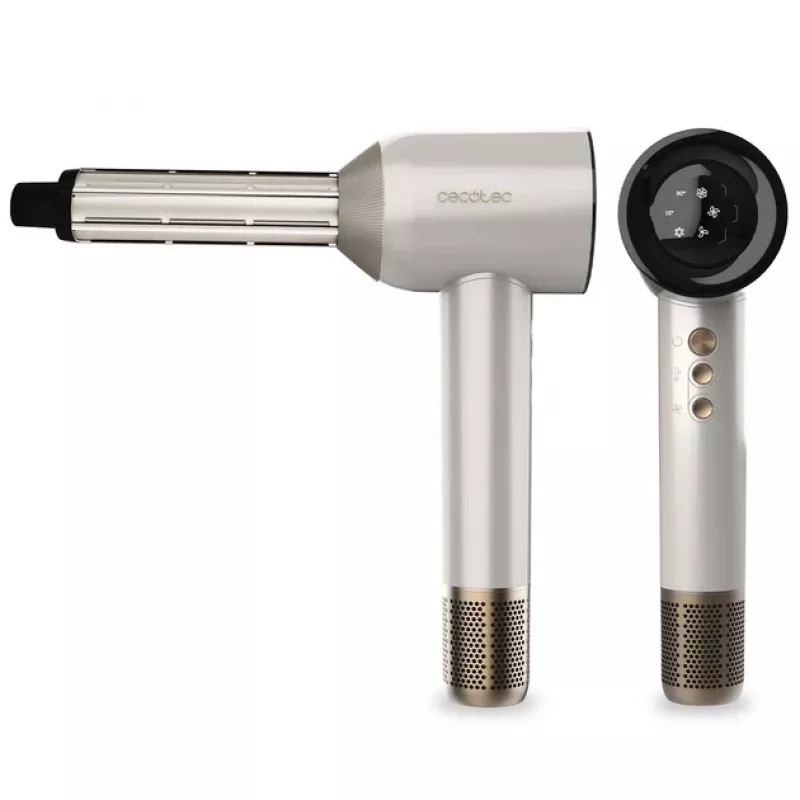 Secador de Pelo Cecotec DryGlam Waves Champagne 1600 W