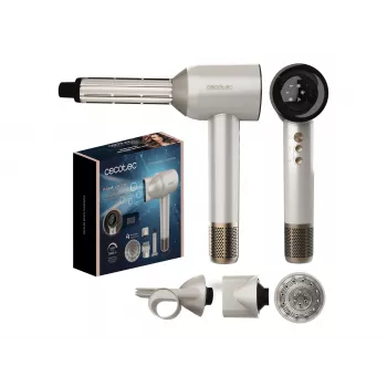 Secador de Pelo Cecotec DryGlam Waves Champagne 1600 W