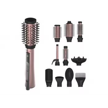 Cepillo de Aire Caliente Cecotec CeramicCare 10en1 AirBrush 1200W Negro/Rosa