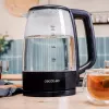 Hervidor Eléctrico Cecotec ThermoSense 320 Clear 2200 W 1,7 L Cristal Negro/Transparente
