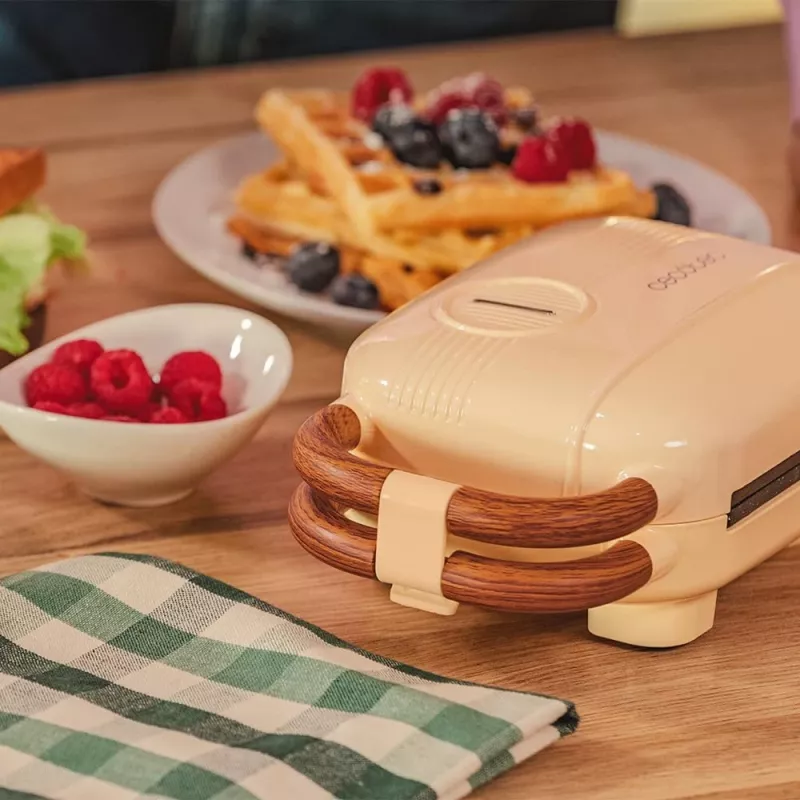 Sandwichera Cecotec Rock'nToast Retro One Yellow 700 W
