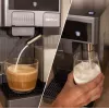 Cafetera Express Cecotec FreeStyle Latte T - 20 Bar de Presión, Espumador de Leche Integrado, 1350 W, Gris