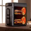 Freidora de Aire Doble Cecotec Cecofry DuoLevel 10000, 2400 W, 10 L, Black