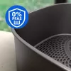 Philips Serie 5000 NA565/02 Freidora de aire de doble cesta 9,5 L 2750 W Negro, Plata, Acero inoxidable