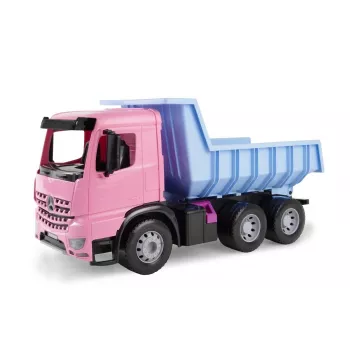 LENA Giga Trucks Camión volquete Rosa 67 cm