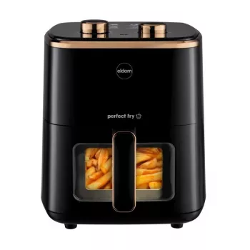 ELDOM FR45 FRITELO Freidora sin aceite 1500 W, Negro