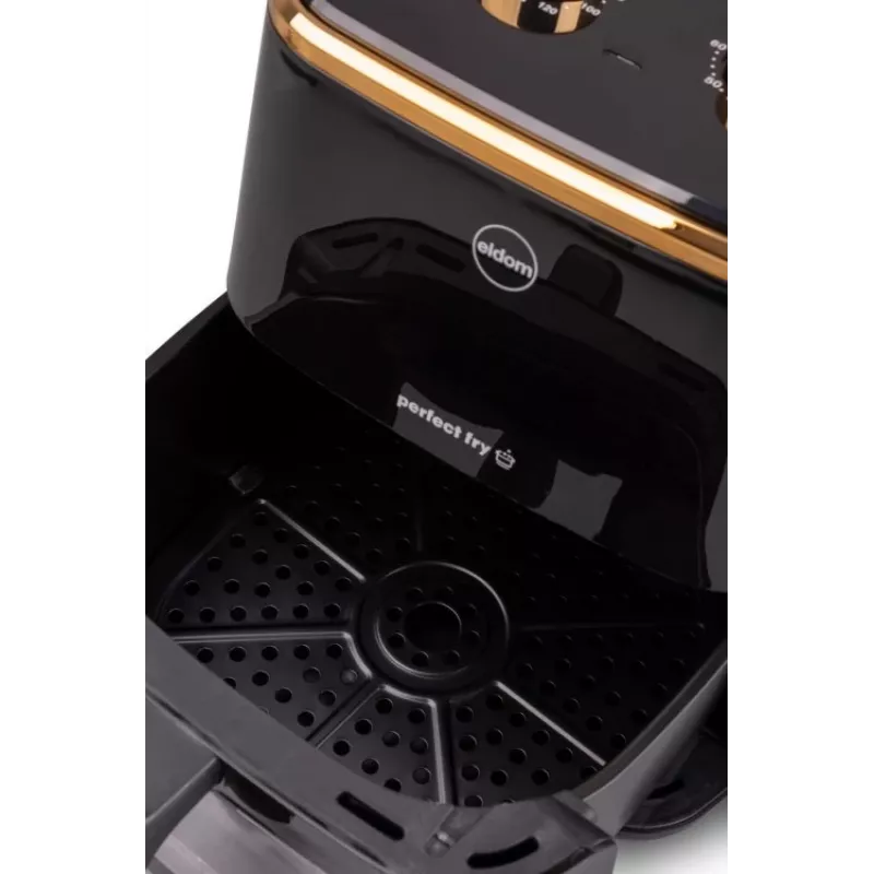 ELDOM FR45 FRITELO Freidora sin aceite 1500 W, Negro