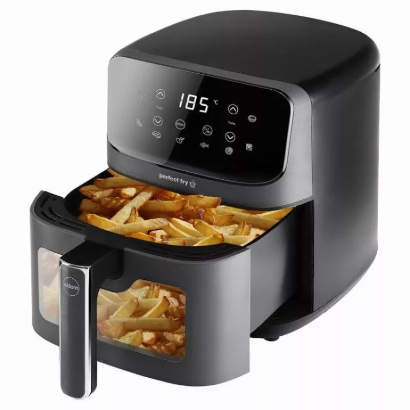 ELDOM FR45 FRITELO Freidora sin aceite 1500 W, Negro