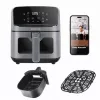 ELDOM FR45 FRITELO Freidora sin aceite 1500 W, Negro