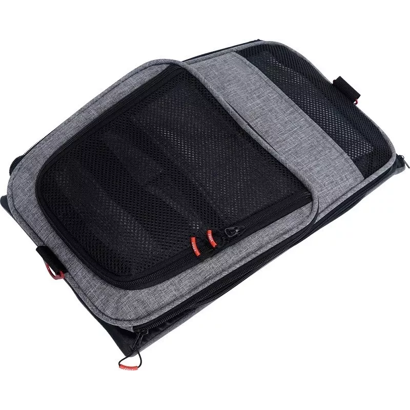ZOLUX NOMAD L Transportín ampliable para mascotas 48×30,8×30,5 cm Gris/Negro
