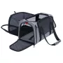 ZOLUX NOMAD L Transportín ampliable para mascotas 48×30,8×30,5 cm Gris/Negro