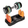 REBEL ACTIVE Mancuernas ajustables de hierro fundido 2x10kg RBA2335