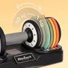 REBEL ACTIVE Mancuernas ajustables de hierro fundido 2x10kg RBA2335