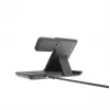 Gembird TA-WPC31S-01-BK Cargador inalámbrico plegable 3 en 1 con soporte, 15W, Samsung Watch, Negro