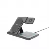 Gembird TA-WPC31S-01-BK Cargador inalámbrico plegable 3 en 1 con soporte, 15W, Samsung Watch, Negro