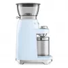 Smeg CGF03PBEU Molinillo de café, 15 niveles de molienda, capacidad de 240 g de granos, 150 W, Azul pastel