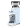 Smeg CGF03PBEU Molinillo de café, 15 niveles de molienda, capacidad de 240 g de granos, 150 W, Azul pastel