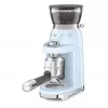 Smeg CGF03PBEU Molinillo de café, 15 niveles de molienda, capacidad de 240 g de granos, 150 W, Azul pastel