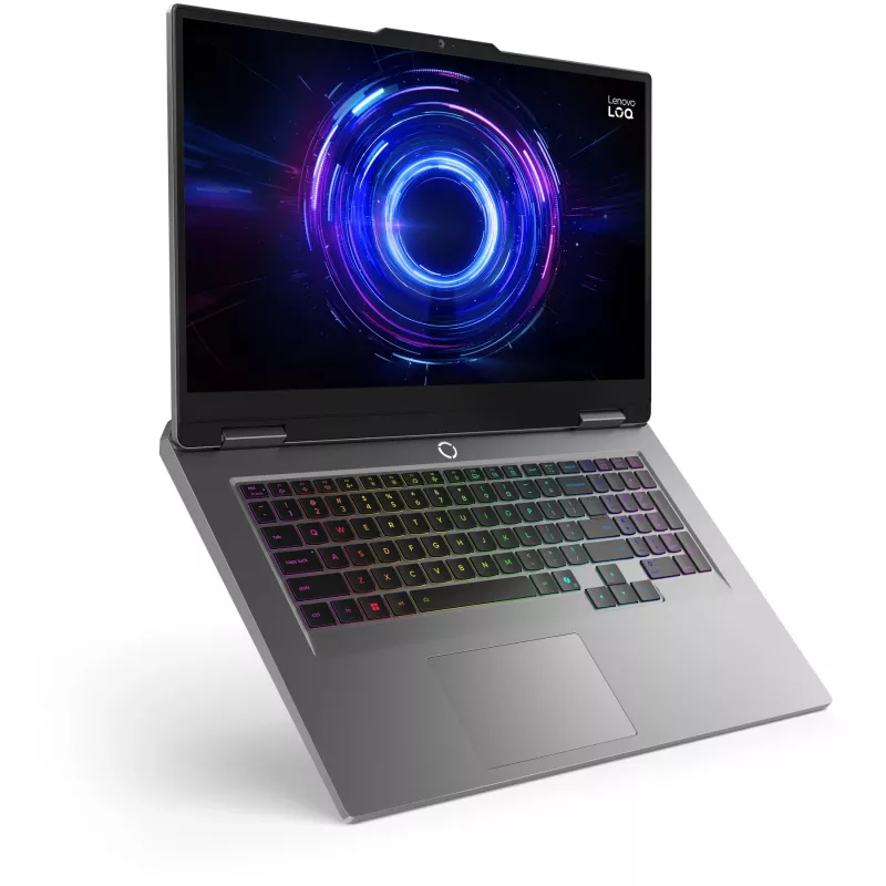 Lenovo LOQ 17IRX10 83JH Portátil gaming - 17,3 inch FHD IPS 165Hz, Intel Core i5-13450HX, 24 GB DDR5 RAM, 1 TB NVMe SSD, NVIDIA GeForce RTX 5050 8 GB, Windows 11 Home, Storm Grey