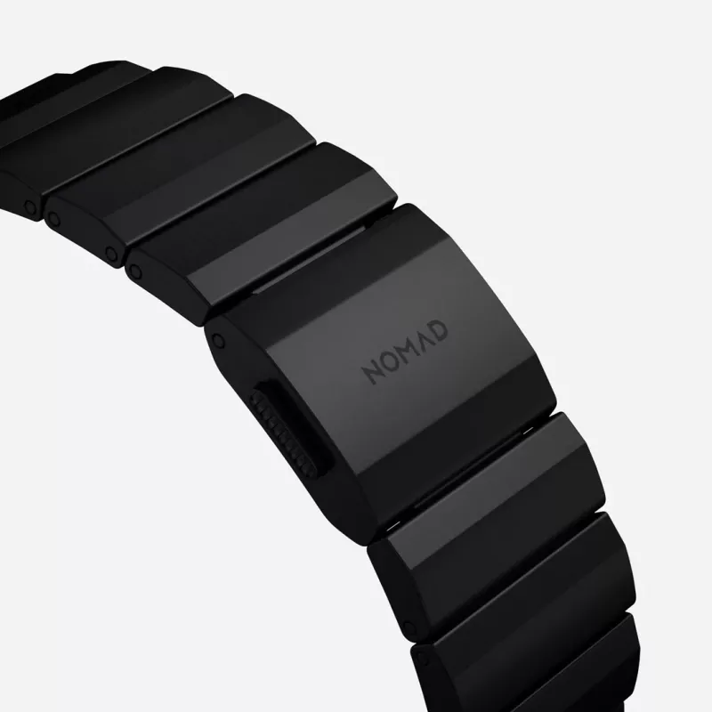 NOMAD Correa de titanio para Apple Watch 46/49mm Plata