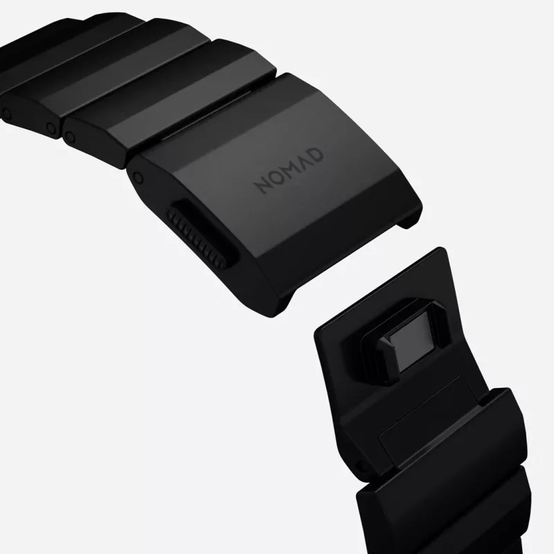 NOMAD Correa de titanio para Apple Watch 46/49mm Plata