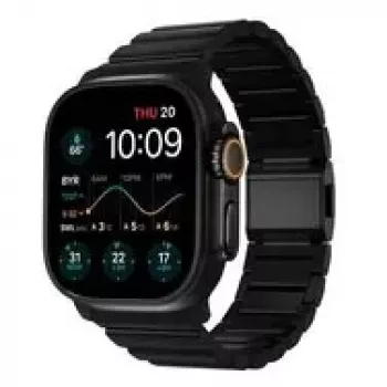 NOMAD Correa de titanio para Apple Watch 46/49mm Plata
