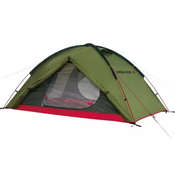 High Peak Woodpecker 3 Tienda de campaña tipo cúpula 3 personas Verde/Rojo