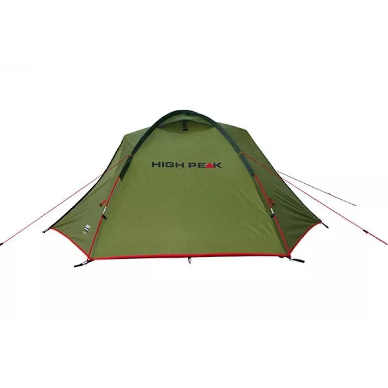 High Peak Woodpecker 3 Tienda de campaña tipo cúpula 3 personas Verde/Rojo