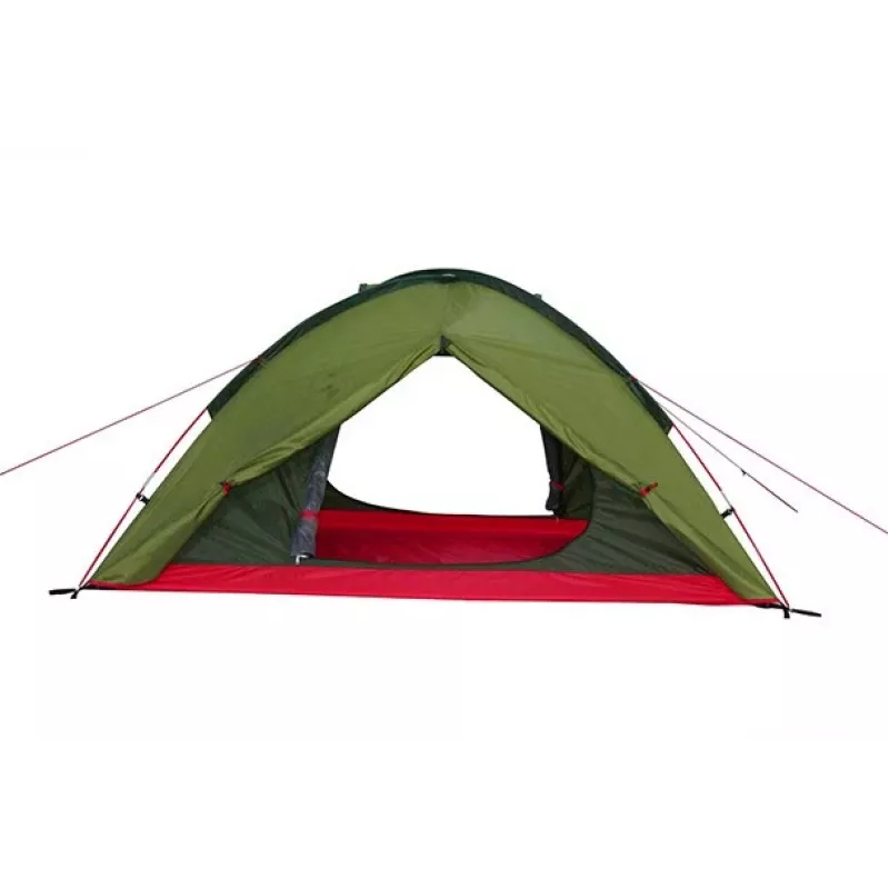 High Peak Woodpecker 3 Tienda de campaña tipo cúpula 3 personas Verde/Rojo