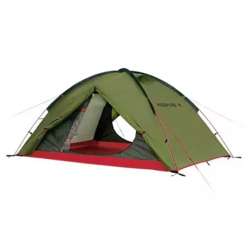 High Peak Woodpecker 3 Tienda de campaña tipo cúpula 3 personas Verde/Rojo