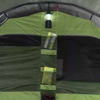 High Peak Garda 5.0 Tienda de campaña tipo túnel 4 personas Verde/Gris claro