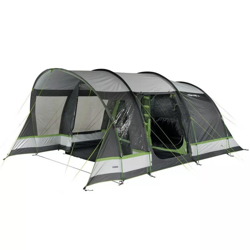 High Peak Garda 5.0 Tienda de campaña tipo túnel 4 personas Verde/Gris claro