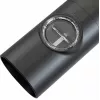 PROMIS MP35X2 Set de molinillos eléctricos de sal y pimienta con soporte, Acero inoxidable/Plata, 2x 220 mm, mecanismo cerámico, a pilas, luz LED