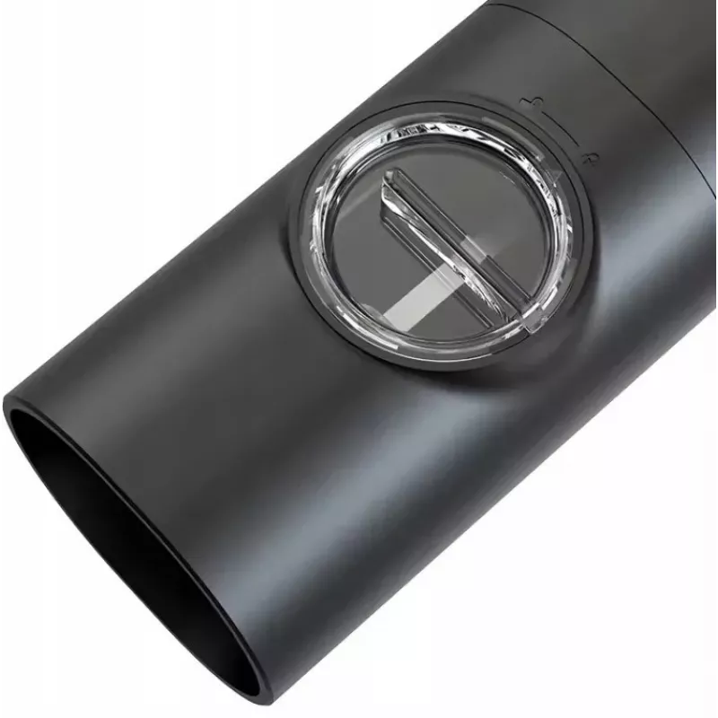 PROMIS MP35X2 Set de molinillos eléctricos de sal y pimienta con soporte, Acero inoxidable/Plata, 2x 220 mm, mecanismo cerámico, a pilas, luz LED