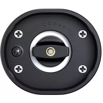 PROMIS MP35X2 Set de molinillos eléctricos de sal y pimienta con soporte, Acero inoxidable/Plata, 2x 220 mm, mecanismo cerámico, a pilas, luz LED