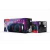 Gembird SPK-BT-LED-02 Altavoz Bluetooth portátil para fiestas, 10 W, Negro