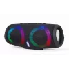 Gembird SPK-BT-LED-02 Altavoz Bluetooth portátil para fiestas, 10 W, Negro