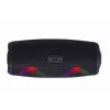 Gembird SPK-BT-LED-02 Altavoz Bluetooth portátil para fiestas, 10 W, Negro