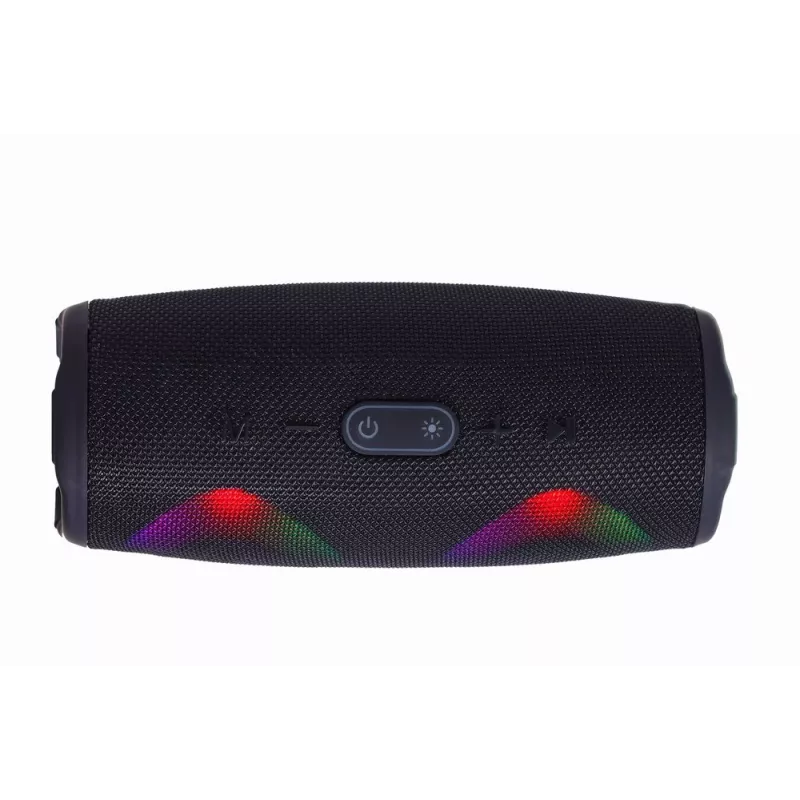 Gembird SPK-BT-LED-02 Altavoz Bluetooth portátil para fiestas, 10 W, Negro