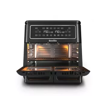 Breville VDF130X Freidora de aire, 5,5 l, 1700 W, Negro