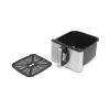 Breville VDF131X Freidora de aire, 1,25 kg, 1400 W, Negro/Plata