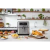 Breville VDF131X Freidora de aire, 1,25 kg, 1400 W, Negro/Plata