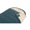 Outwell Camper Lux Double saco de dormir azul 235x150 cm -16 a 5 °C cremallera bidireccional