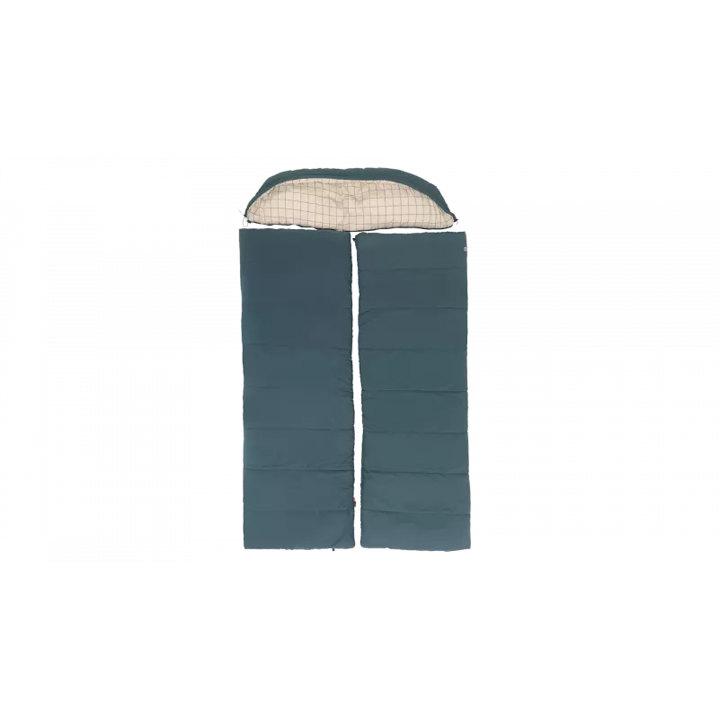 Outwell Camper Lux Double saco de dormir azul 235x150 cm -16 a 5 °C cremallera bidireccional
