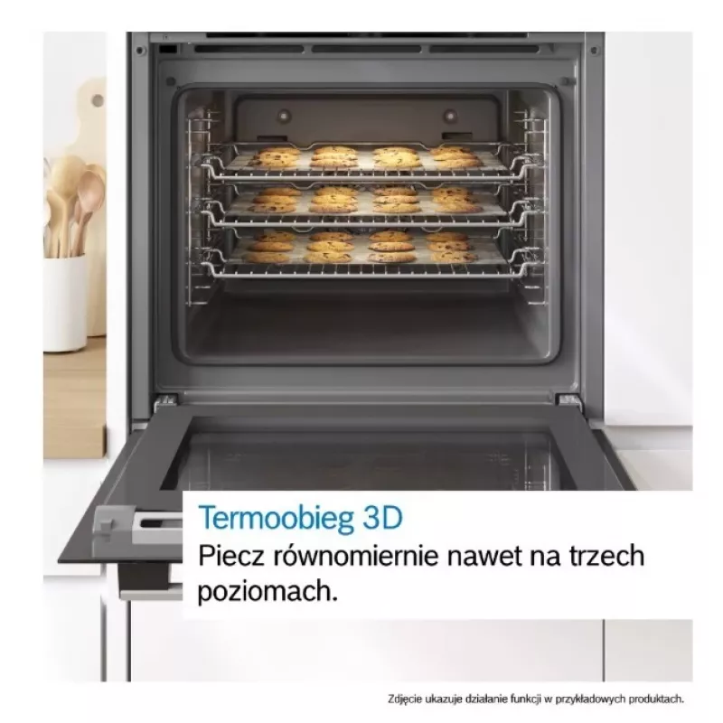 Bosch Serie 6 HBG557EB3 horno empotrable con autolimpieza pirolítica, 71L, negro