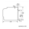 Bosch Serie 6 HBG557EB3 horno empotrable con autolimpieza pirolítica, 71L, negro