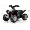 MILLY MALLY Quad Honda ATV batería alimentado negro