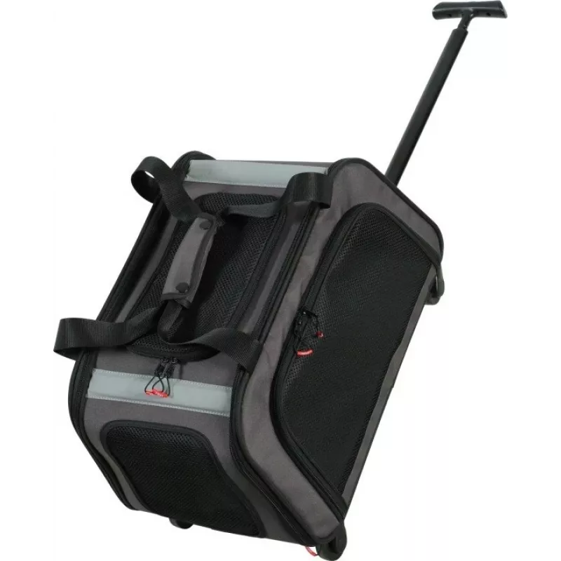 ZOLUX NOMAD transportín con ruedas para perros y gatos 47x32x27 cm negro