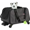 ZOLUX NOMAD transportín con ruedas para perros y gatos 47x32x27 cm negro