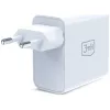 3MK FlowPower 45W PD 3.0 QC4+ cargador GaN blanco